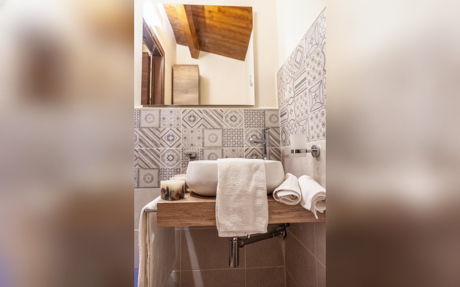 Camera Manfredi — il bagno privato interno alla camera