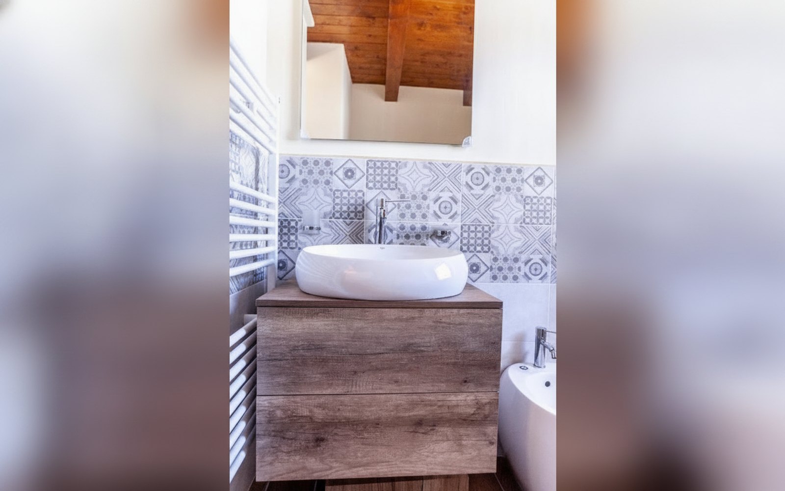 Camera Mastroianni — il bagno privato riservato alla camera